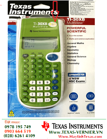 Texas Instruments TI-30XB, Máy tính HỌC SINH giáo trình Chuẩn Quốc Tế Texas Instruments scientific Ti-30XB Multiview |CÒN HÀNG MÀU NÀY